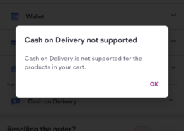 Why cash on delivery is not available in Meesho?